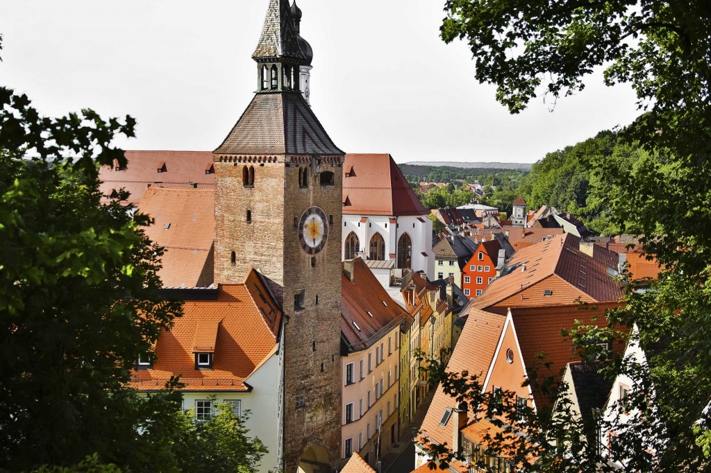 Blick vom Schloßberg © Stadt Landsberg am Lech